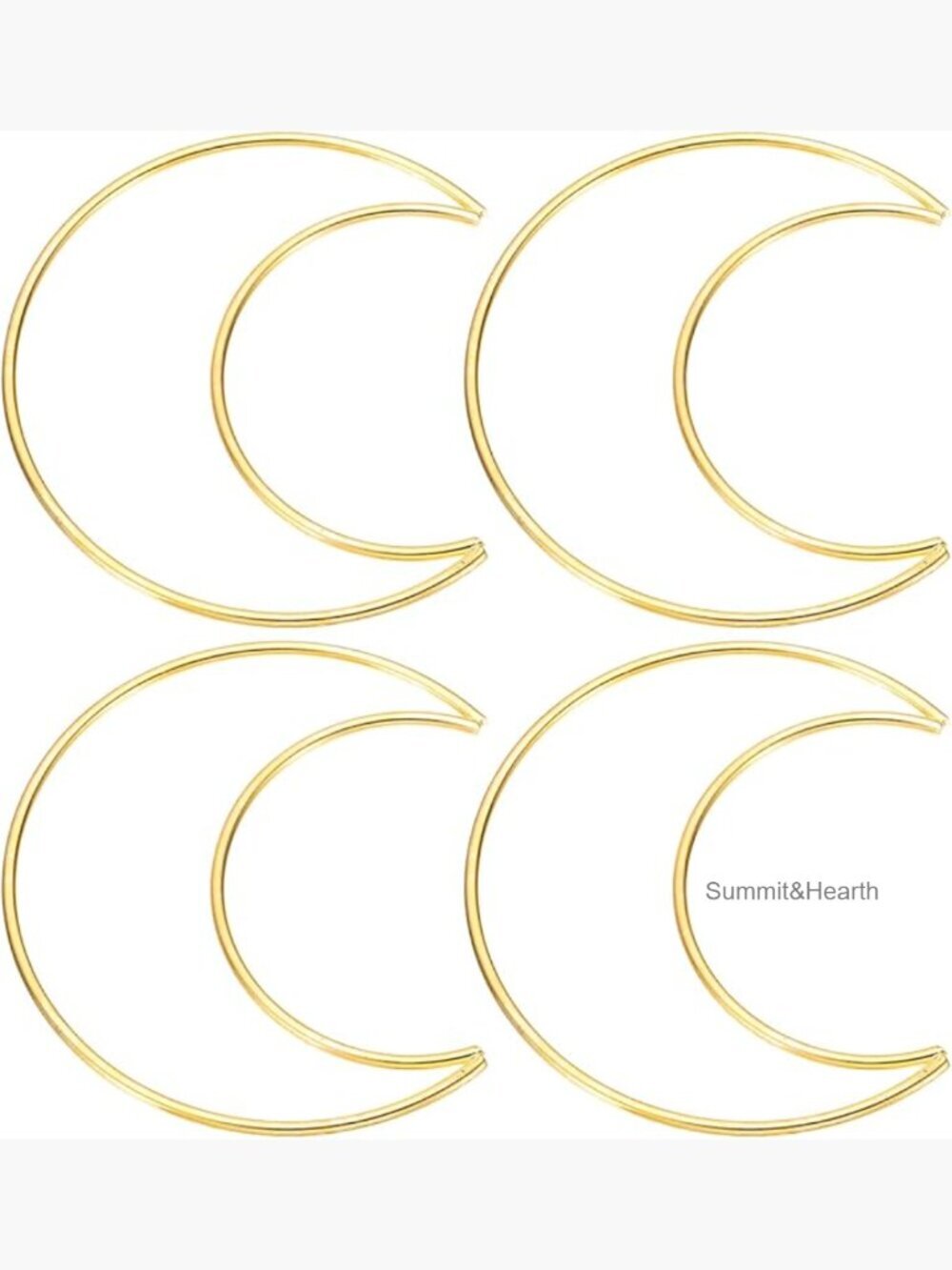 4 Inch Metal Dream Catcher Rings, 4 Pcs DIY Craft Hoops for Home Wall Decor